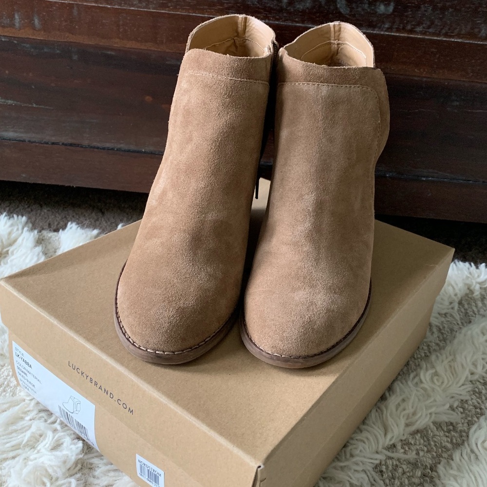Lucky Brand Yabba Wedge Booties